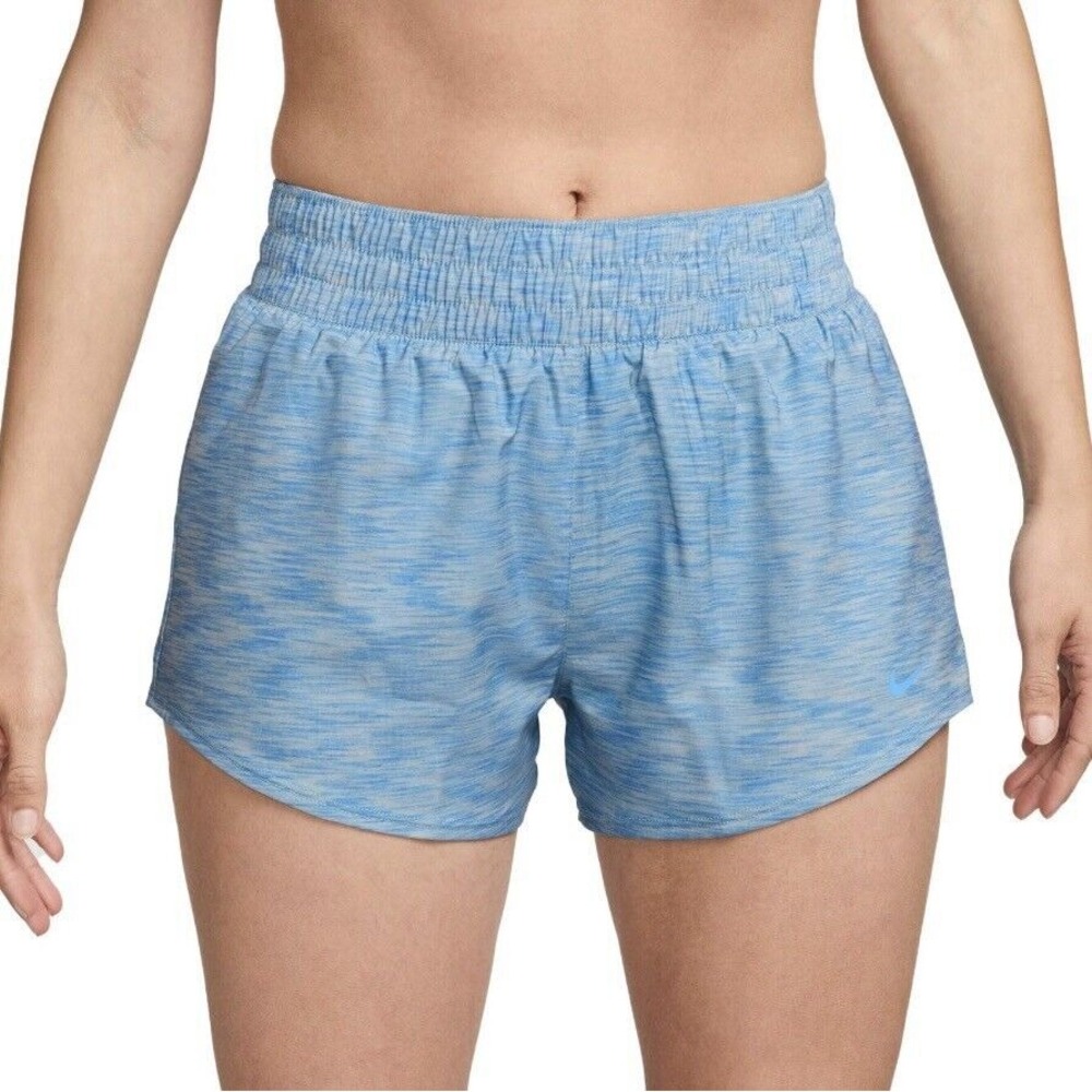 NEW Nike Women's One Dri-FIT Mid-Rise 3" Brief-Lined Shorts Size XL NWT